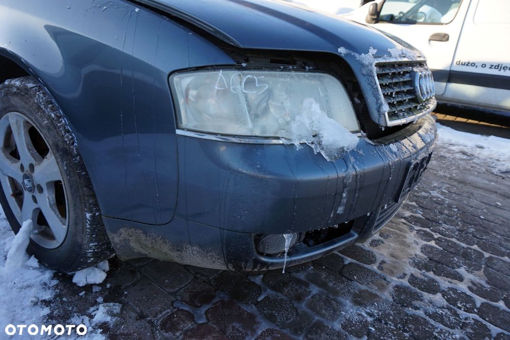 MASKA ZDERZAK BŁOTNIKI LAMPY A6 C5 LIFT LX7Z  AUDI 2001-2004 SZARY PRZÓD KOMPLETNY - 11