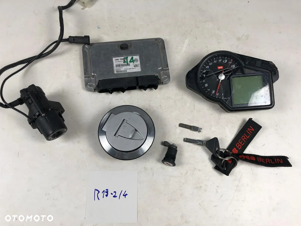 Aprilia RSV4 1000 09-12 Stacyjka Zamek Kluczyk ECU Komputer Wlew Paliwa Zamek