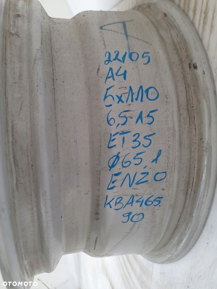 Felga aluminiowa Enzo KBA46590 6.5" x 15" 5x110 ET35 - 9