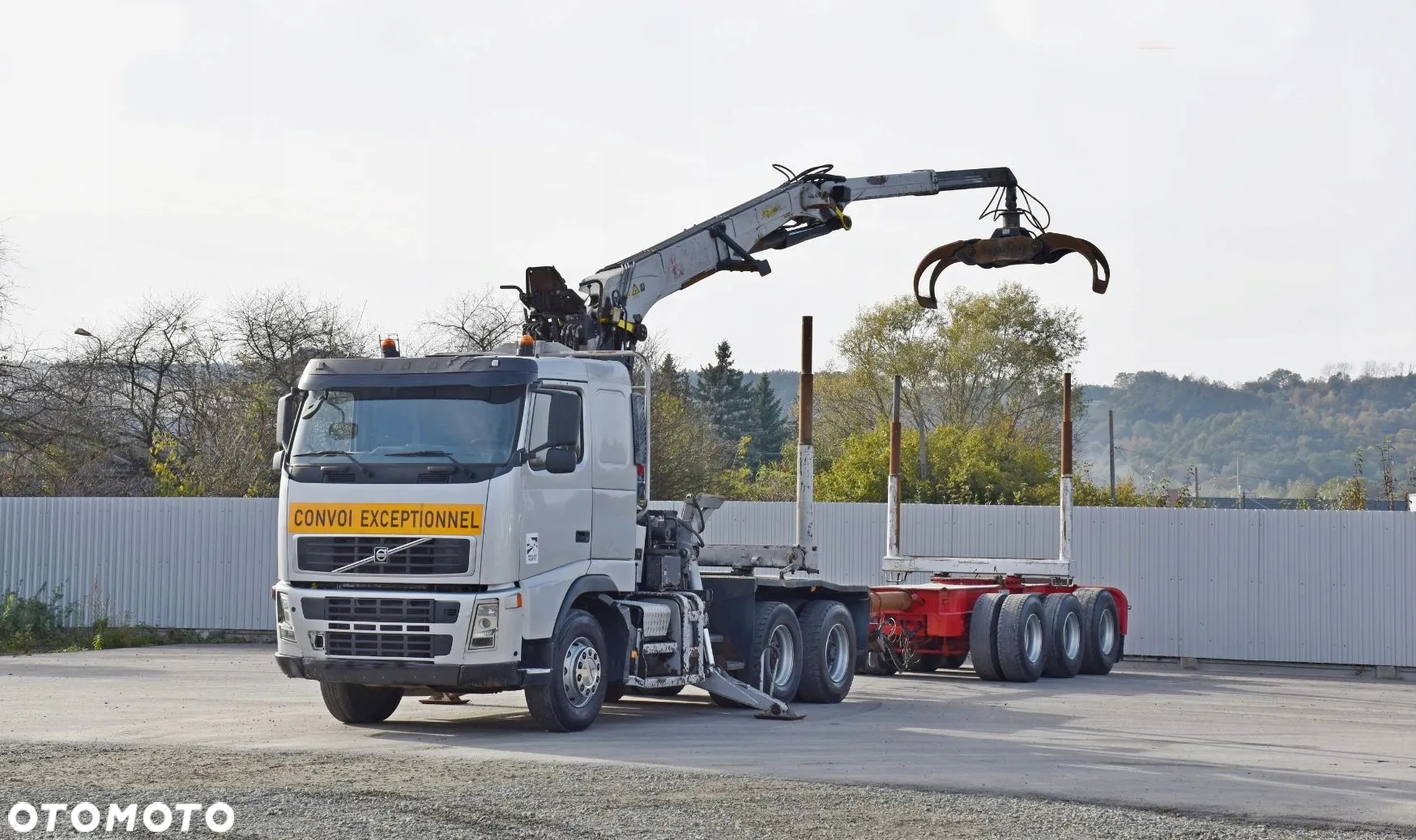 Volvo FH 520 * DO TRANSPORTU DREWNA * EPSILON E260L83 * PRZYCZEPA * 6x4 - 2