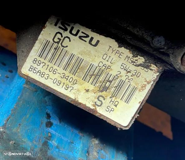 Caixa de Velocidades Isuzu 3.1 Ref: 4JG2 - 4