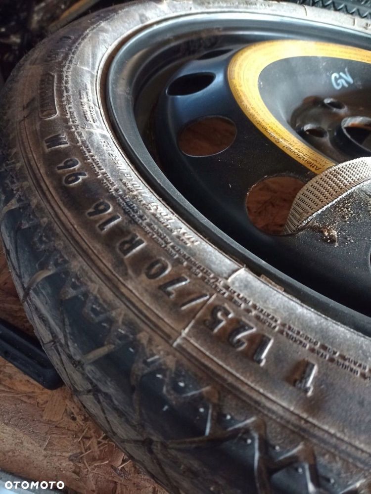 VW GOLF V JETTA KOŁO DOJAZDOWE 125/70 R16 5X112 - 2