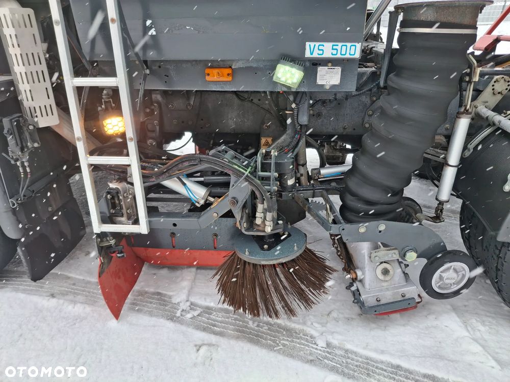 Renault Midlum 220 DXI Zamiatarka SEMAT Zoeller Johnston Szczotki L/R Obie Strony 2013r Napęd Hydrostat 36 tyś Kilometrów 3132 Mth Euro 5 Rura Do Liści Studzienek - 23
