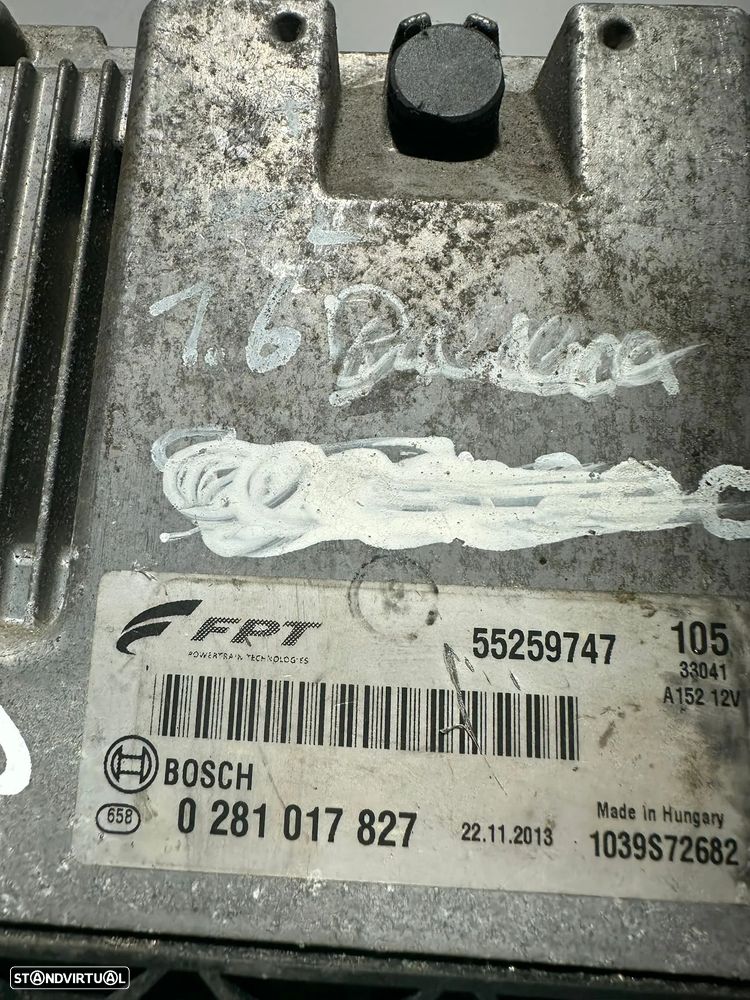.Centralina Motor Bosch FGP Fiat 500L 1.6 Mjt 55259747 0281017827 352 2013 - 2017 - 7
