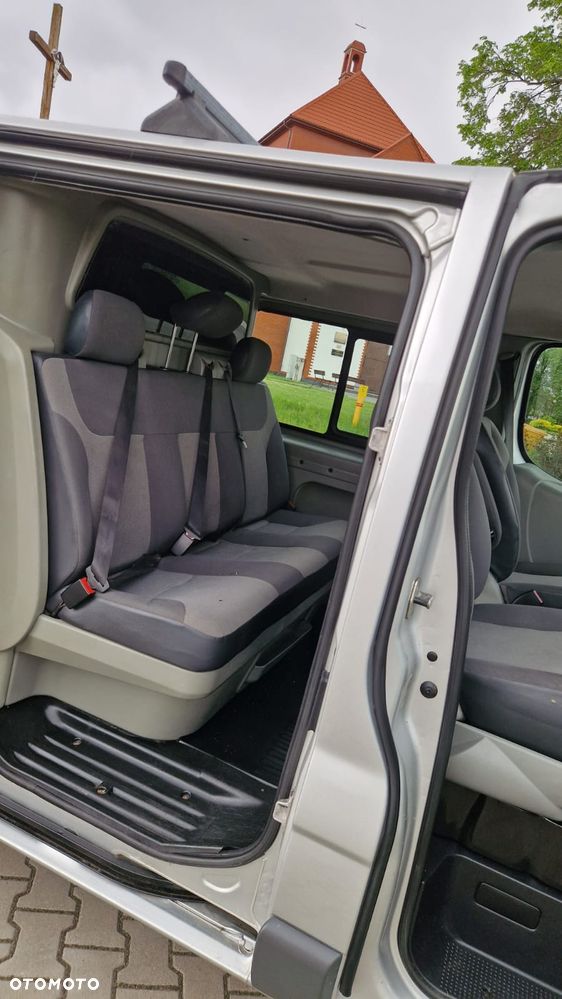 Renault TRAFIC L2H1 Długi Klima Elektryka Navi Tempomat Dubel Kabina 6os Brygadówka - 14