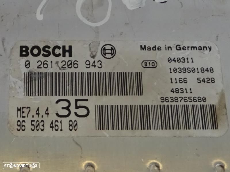 Centralina De Motor Peugeot 307 (3A/C)  Centralina 1.6 16V / 026120694 - 2