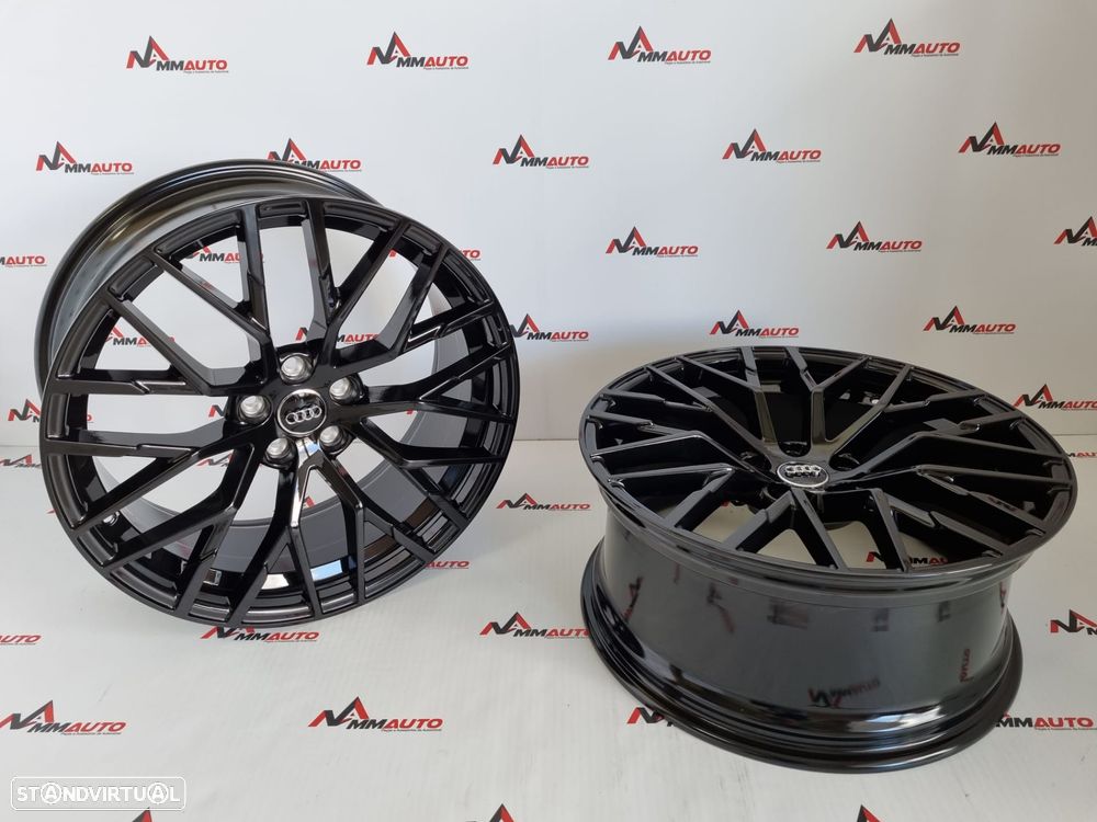 Jantes Look Audi R8 Preto Brilho 20 - 3