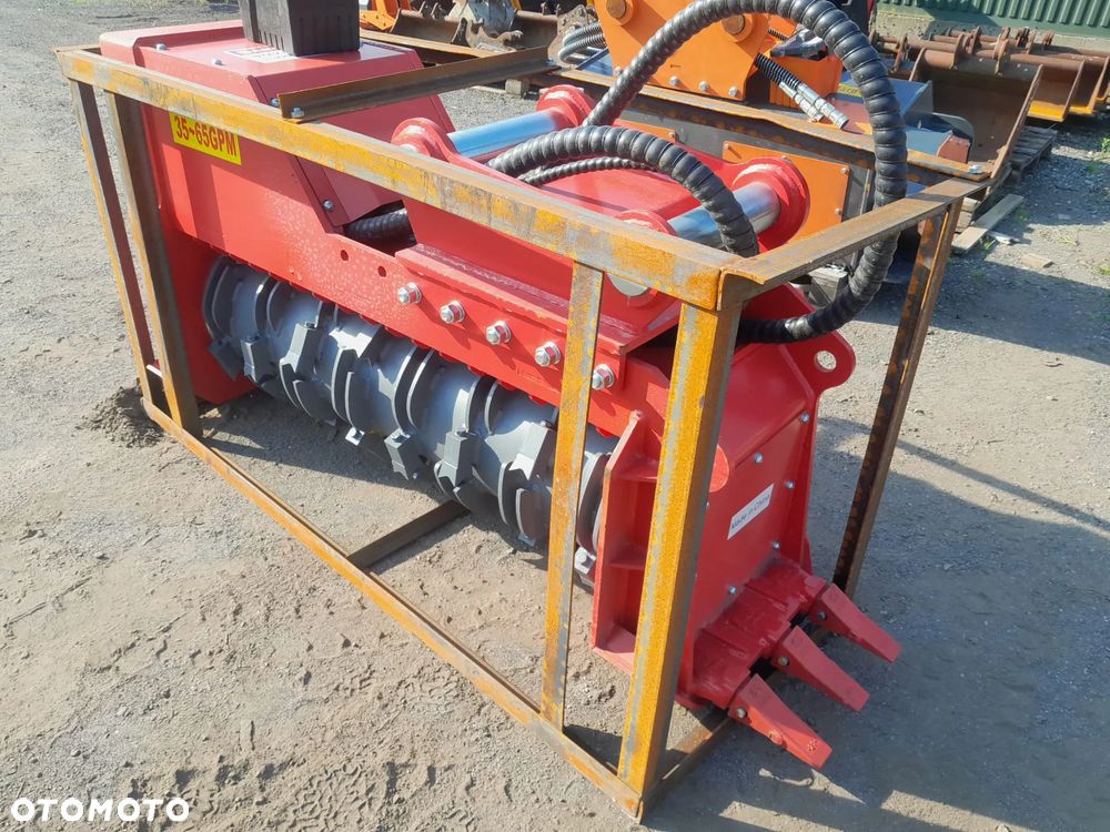 Mulczer hydrauliczny bębnowy, głowica kosząca, karczownik zarośli z pazurem do korzeni, leśny, waga 878kg NOWY!!! - 1