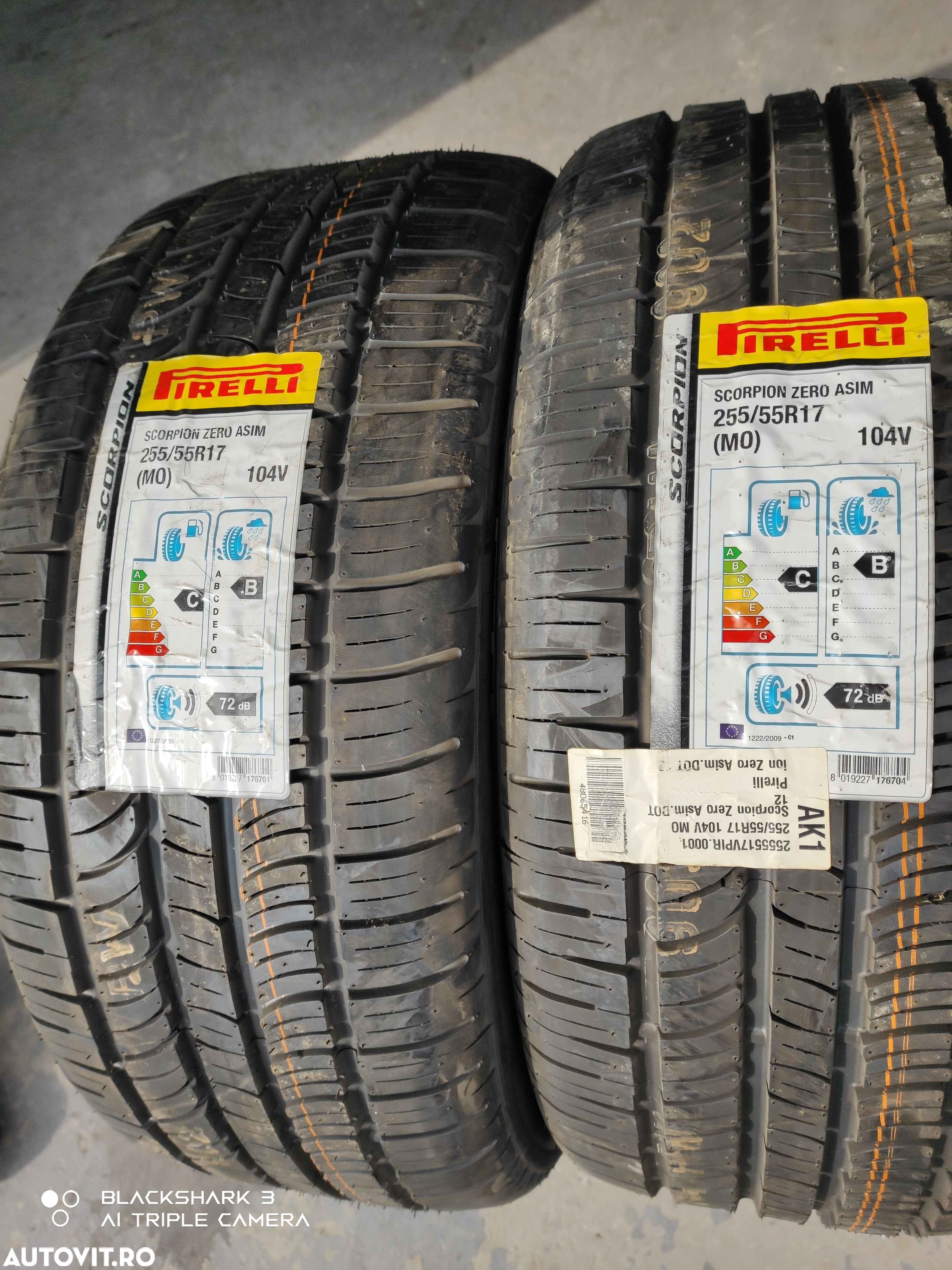 255 55 17 Pirelli - 8