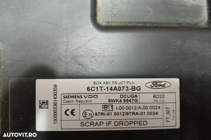 Panou sigurante bord 6C1T-14A073-BG 6C1T-14A073-BG Ford Transit 3 [Fa - 3