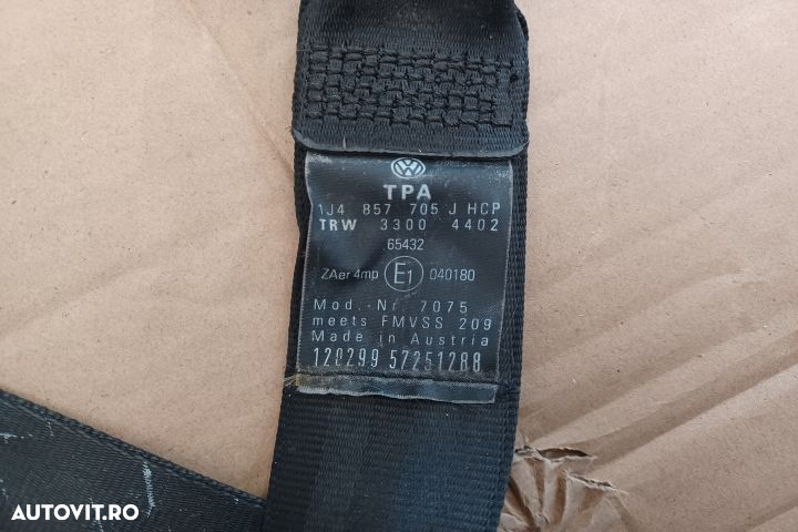 Centura siguranta fata stanga 857705 33004402 Volkswagen VW Bora 1 [1 - 2