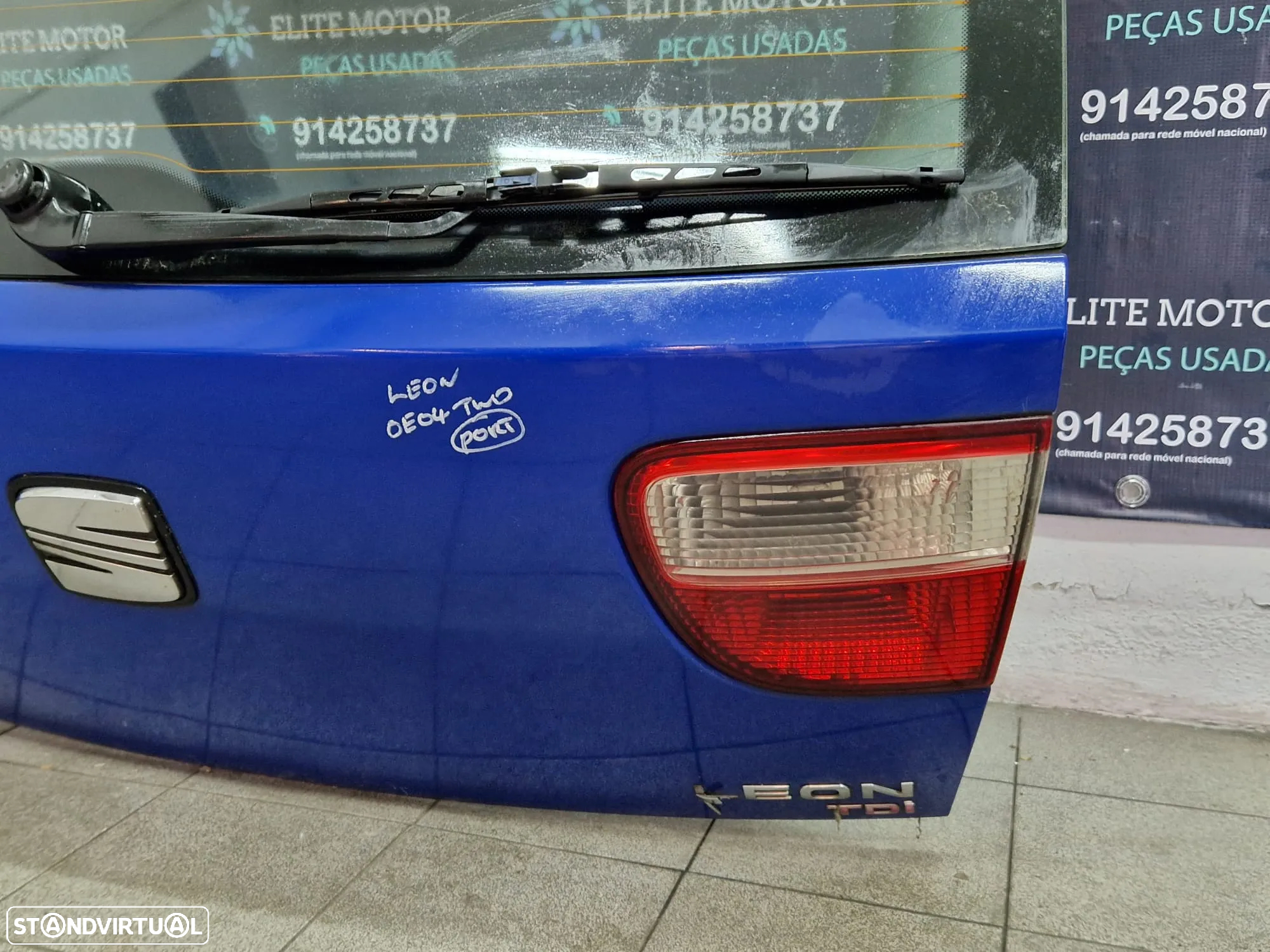 Tampa da mala usada SEAT LEON 1M FR CUPRA R spoiler original ENVIO GRATUITO - 7