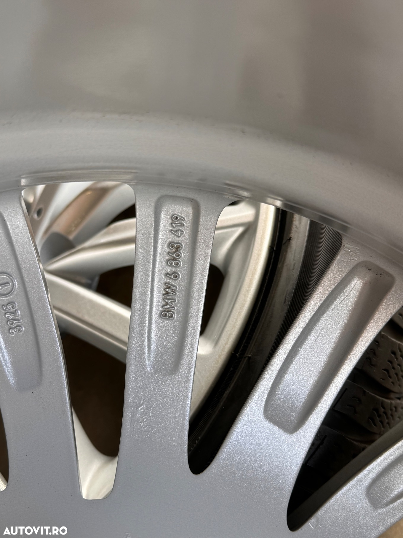 Vând jante originale BMW 5 G30-31 pe 19” cu anvelope de iarnă - 9