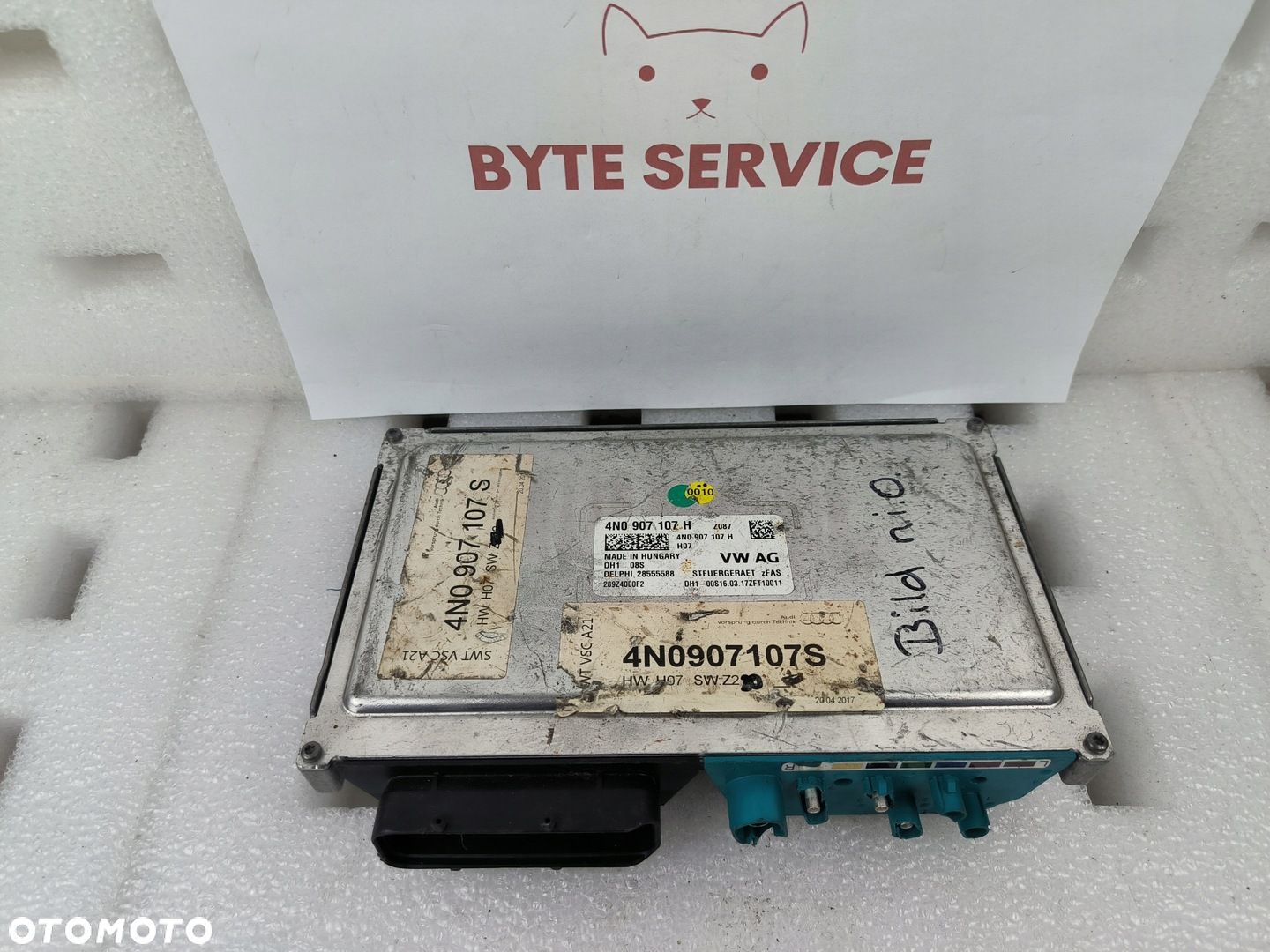 VW AG STEROWNIK MODUŁ SYSTEM WSPOMAGANIA KIEROWCY 4N0907107H - 1