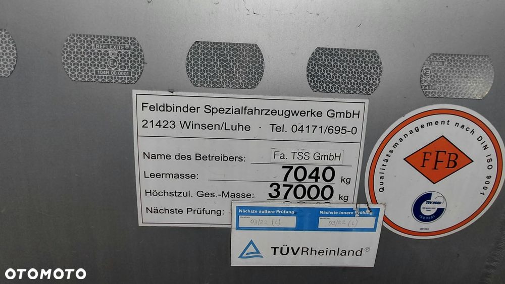 Feldbinder KIOPER 60.3 SILOS 60M3 ZAMIANA - 15