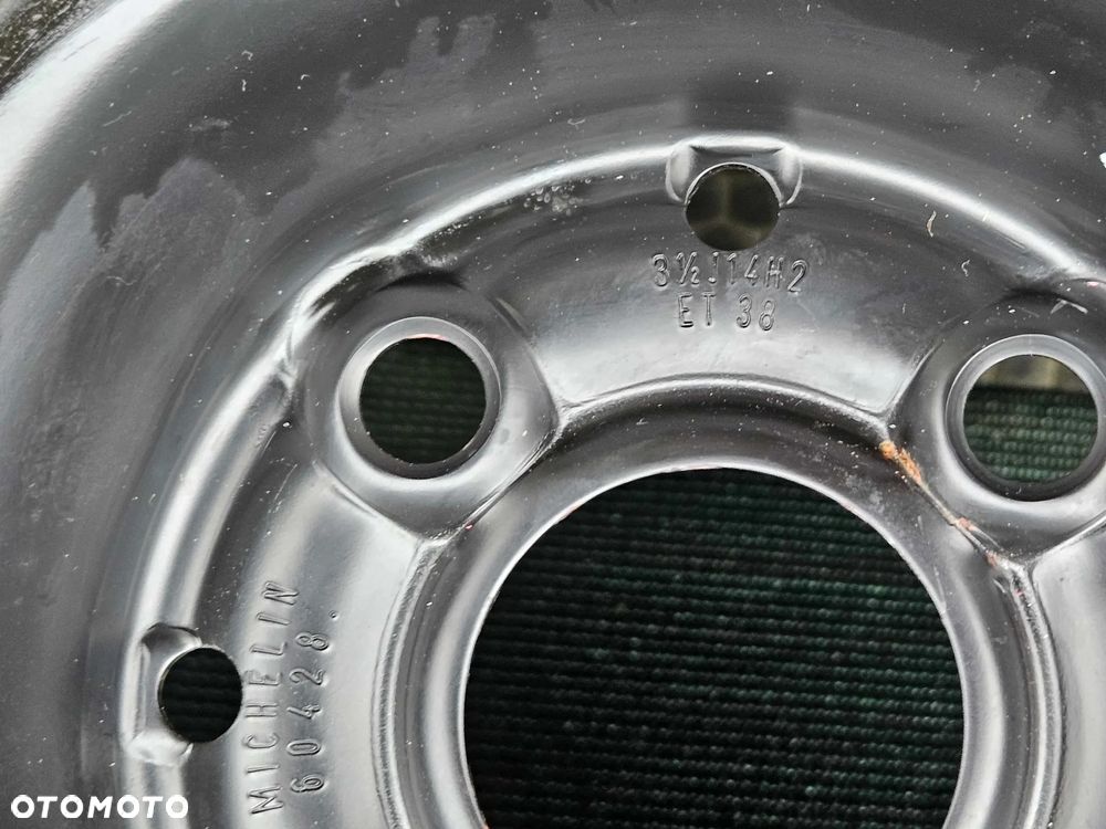 Kolo Dojazdowe Dojazdowka Zapasowe 4x100 VW Seat 3.5J R14 ET42 Pokrowiec - 24