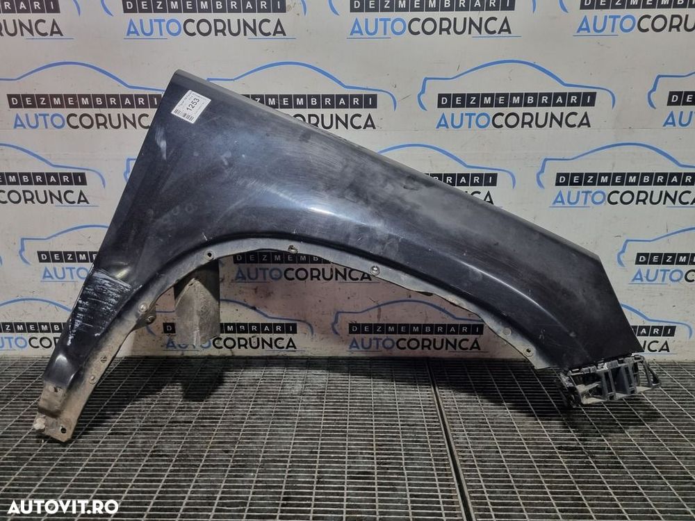 Aripa Dreapta Fata Volkswagen Tiguan 5N Facelift 2011 - 2015 5 Usi NEGRU LC9X (1253) Lovit - 1