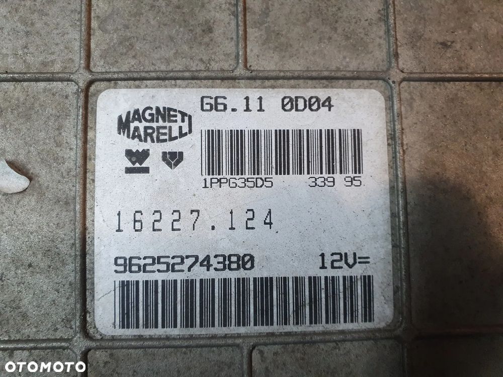 komputer Peugeot 106 1.1 16227.124 9625274380 - 2