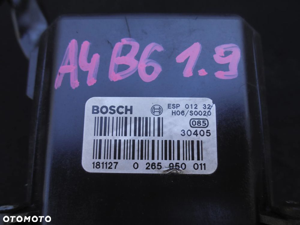 AUDI A4 B6 POMPA ABS STEROWNIK 0265225048 8E0614517 0265950011 BOSCH ORYGINAŁ POSIADAM 2SZT - 14