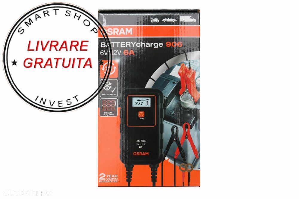 Redresor auto Osram BATTERYcharge 906 OEBCS906- livrare gratuita - 5
