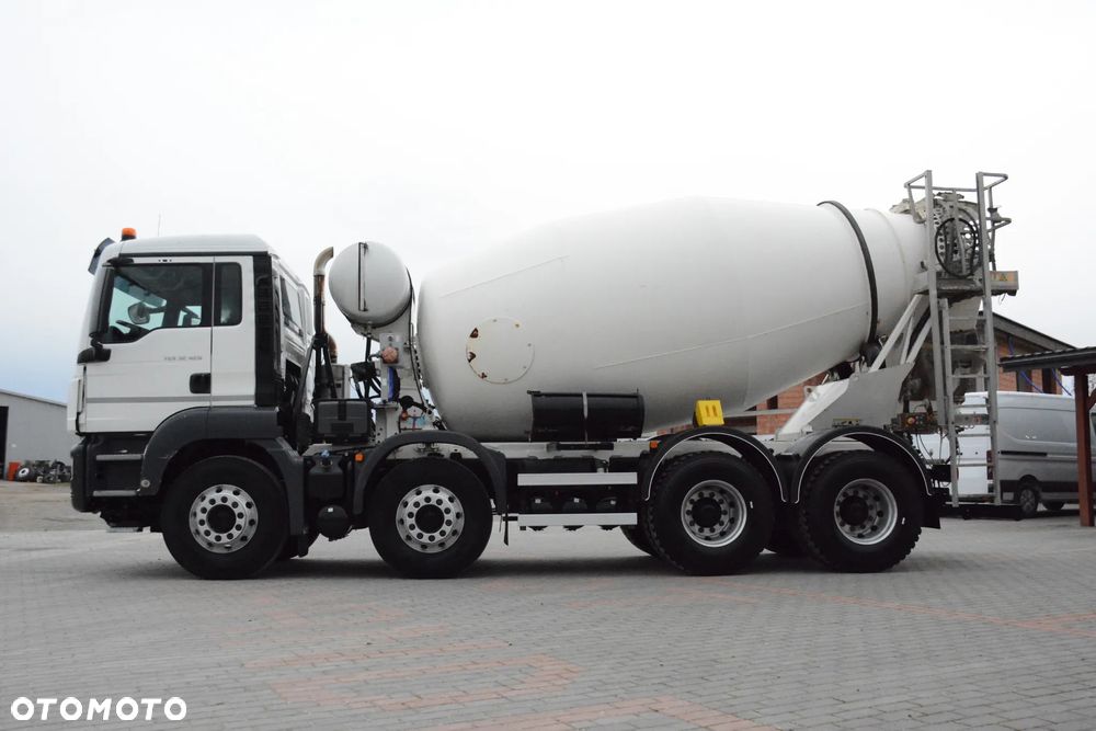 MAN TGS 32.420 / 2019r / 8x4 / Zabudowa CIFA / Niski przebieg / 9m3 / Nowe opony - 8