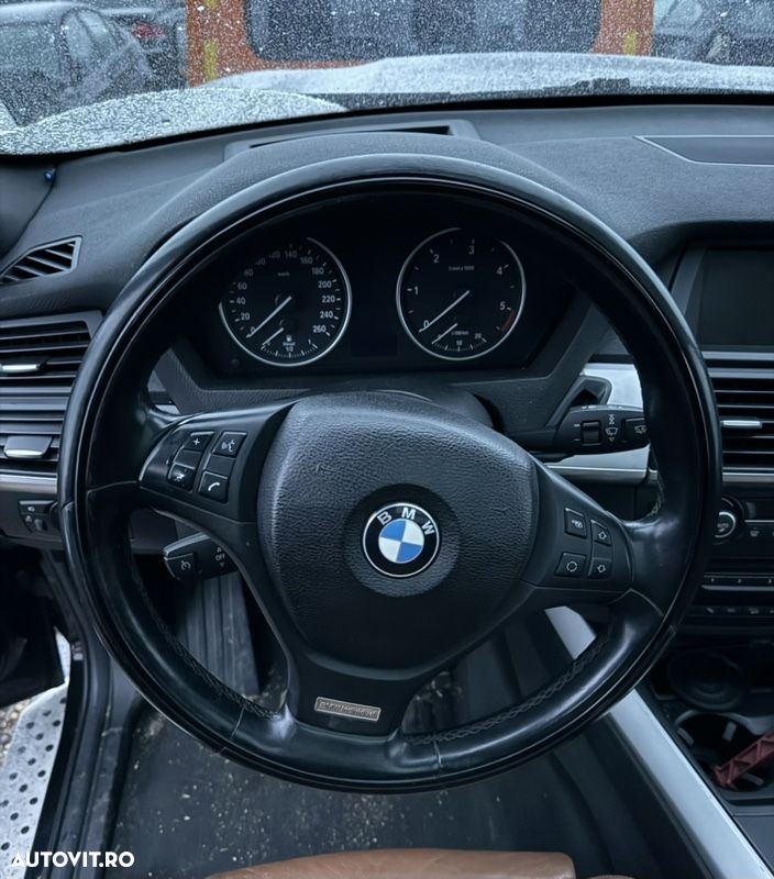 dezmembrez dezmembrări bmw X5 e70 30SD euro 4 286 hp cai motor 306D5 biturbo 2008 x6 e71 35xd trapa panoramic panoramică scaune sport volan pe stânga - 6