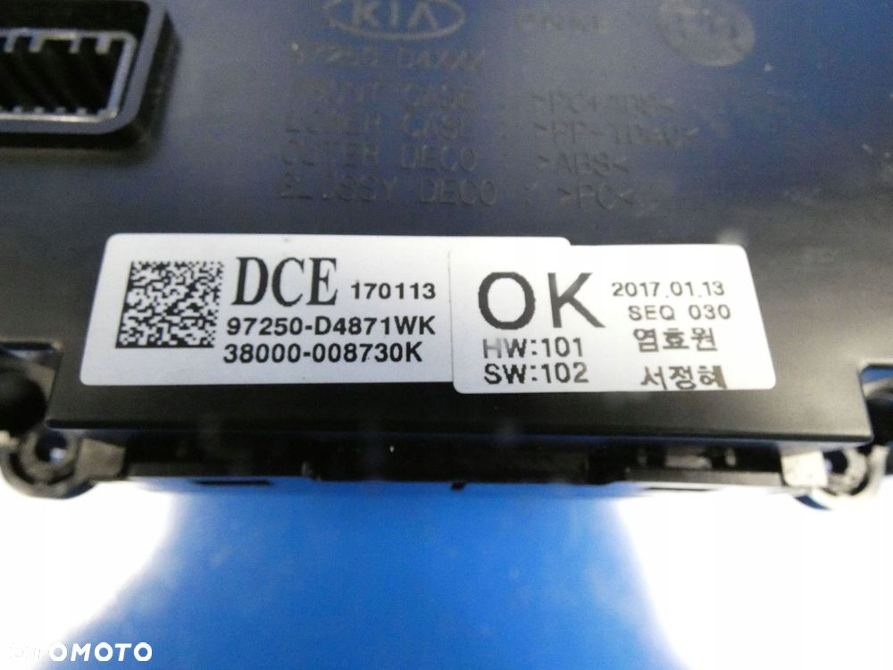 KIA OPTIMA IV JF 2015- PANEL KLIMATYZACJI NAWIEWU - 5