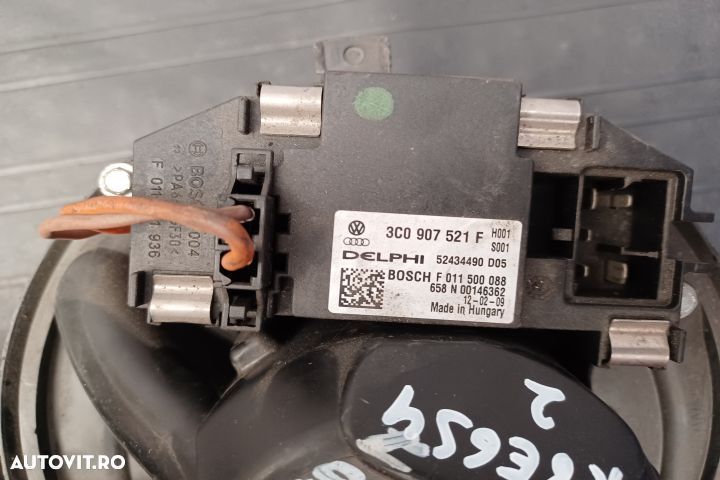 Ventilator aeroterma 3C0907521F 3C0907521F Seat Leon 2 1P [2005 - 200 - 4
