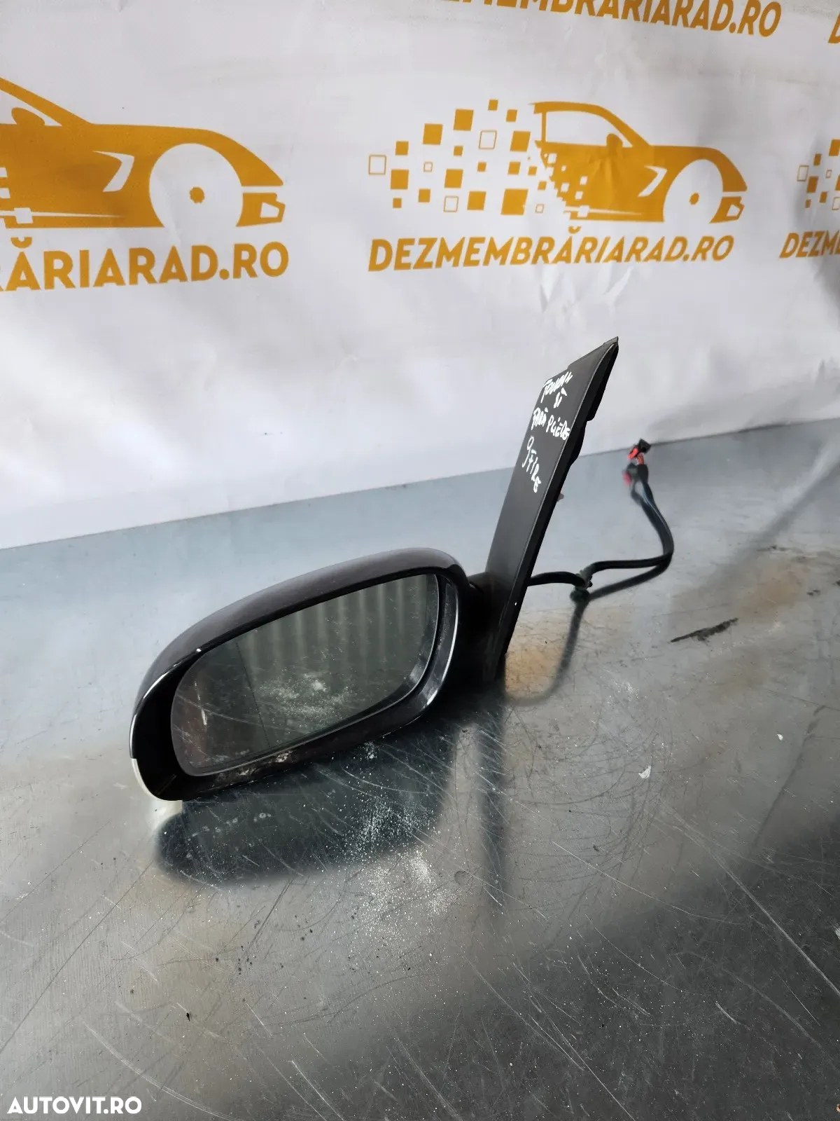 Oglinda Stanga Vw Touran Electrica Volan Stanga Cu 9 Fire La Mufa - 2