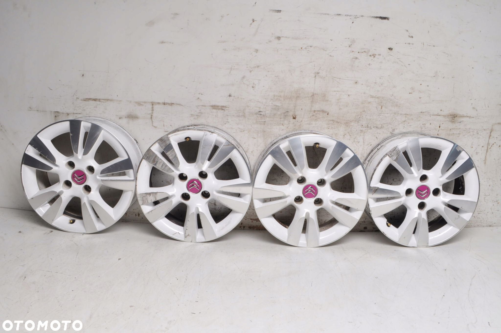 CITROEN  FELGI ALUMINIOWE 9688118277 R16 6J 4X108 ET22 KOMPLET - 1