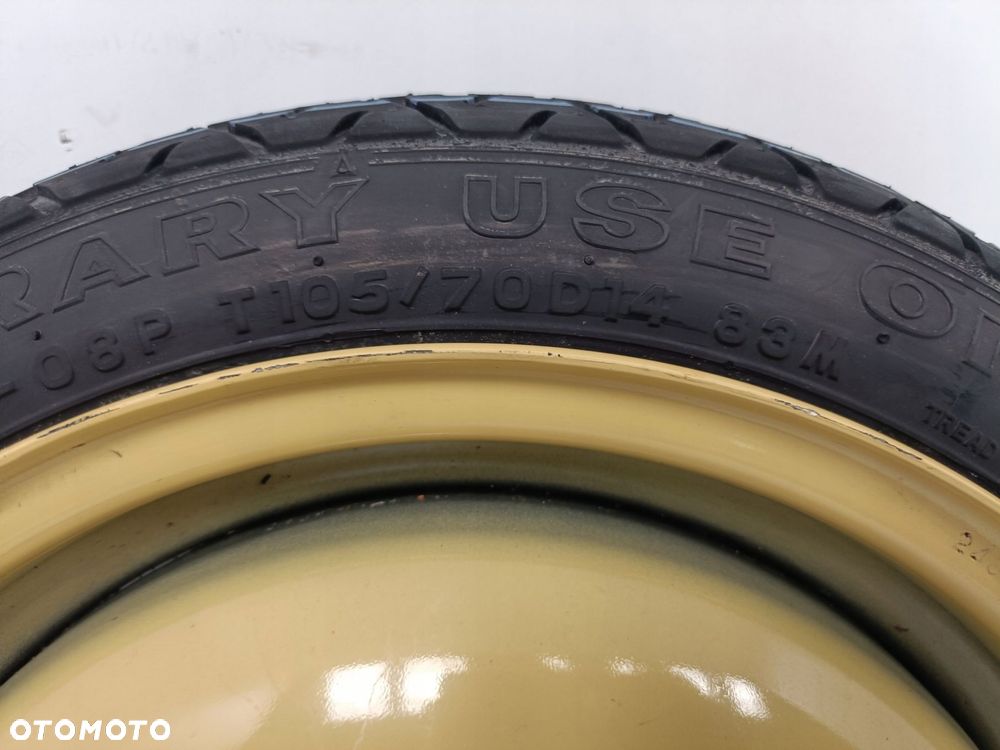 KOŁO DOJAZDOWE Mazda 2 II Demio Dojazdówka 105/70 R14 4x100 14x4T zapasowe - 6