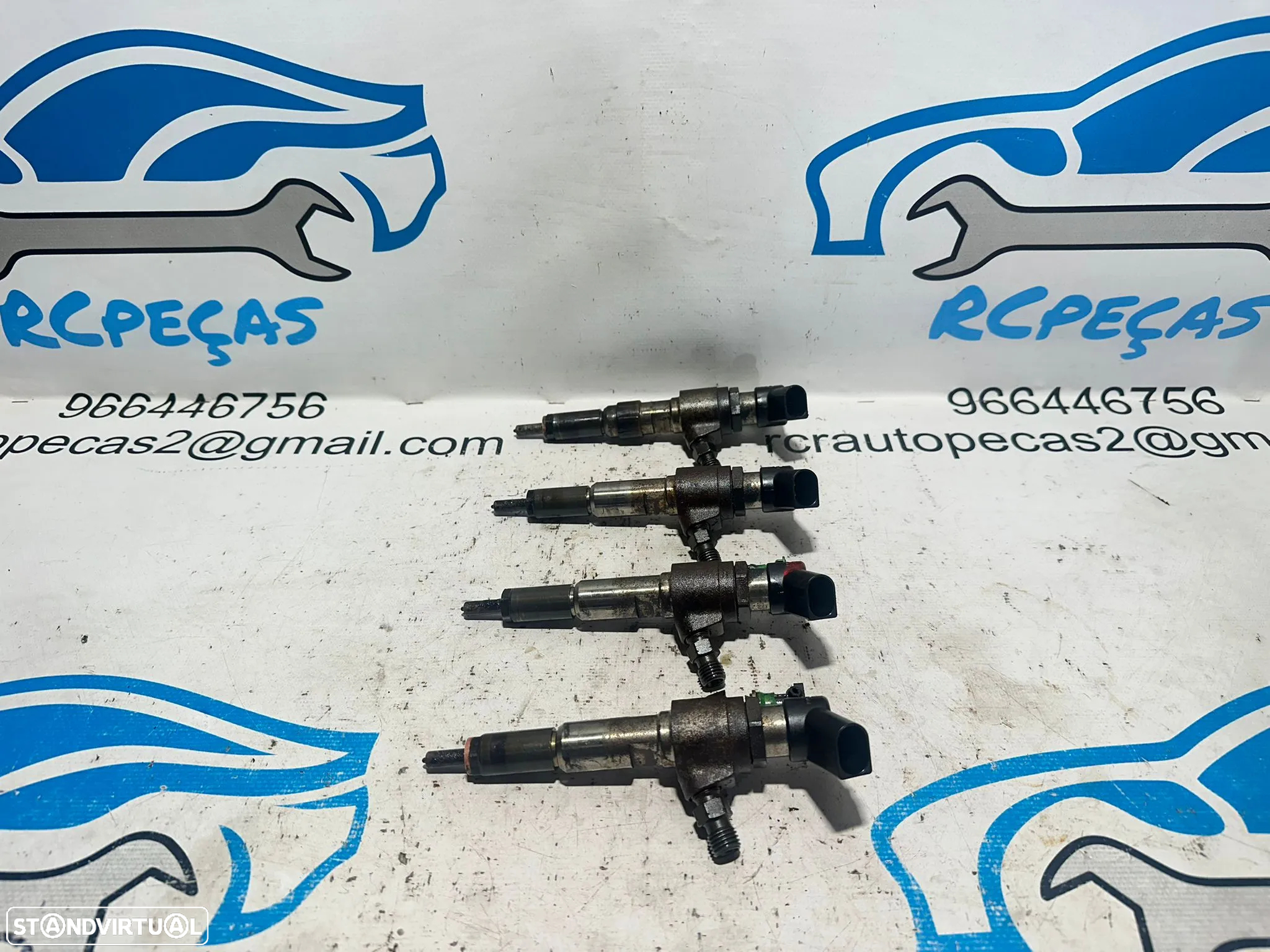 .Conjunto Injetores Continental Siemens PSA Peugeot Citroen Ford Volvo 1.6 HDI 90 - 110 - 115cv 9674973080 - A2C59513556 - 4