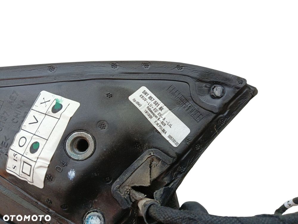 LUSTERKO LEWE VOLKSWAGEN TIGUAN I 5N (2007-2011) 2.0 TDI 140KM 5N1857501AK - 6