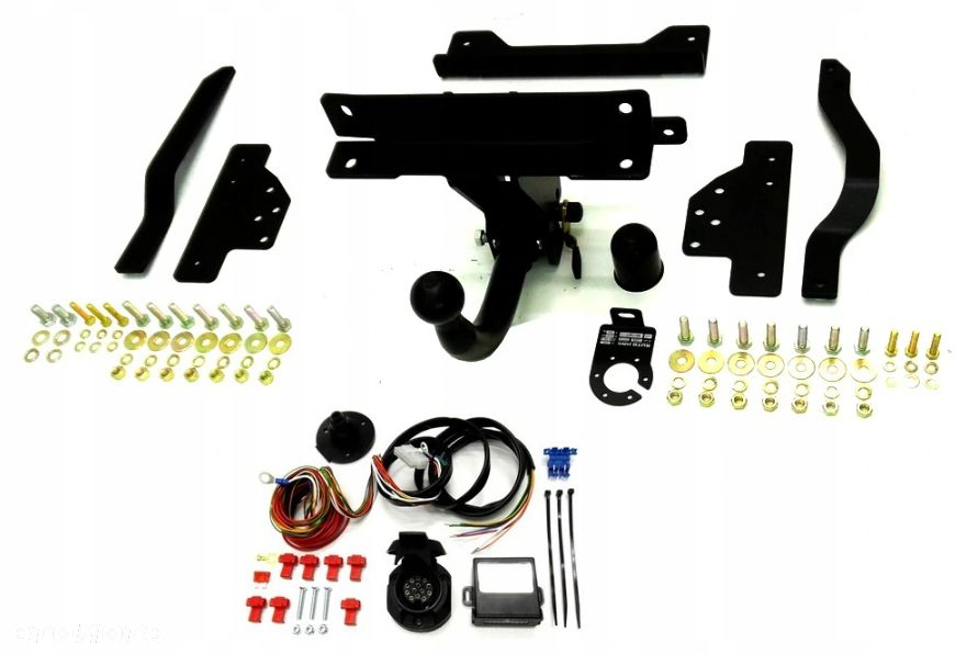 SŁUPSK NOWY AUTO HAK HOLOWNICZY + MODUŁ 13 PIN + WIĄZKA do VOLVO V50 V-50 od 2004 do 2012 KOMBI - 10