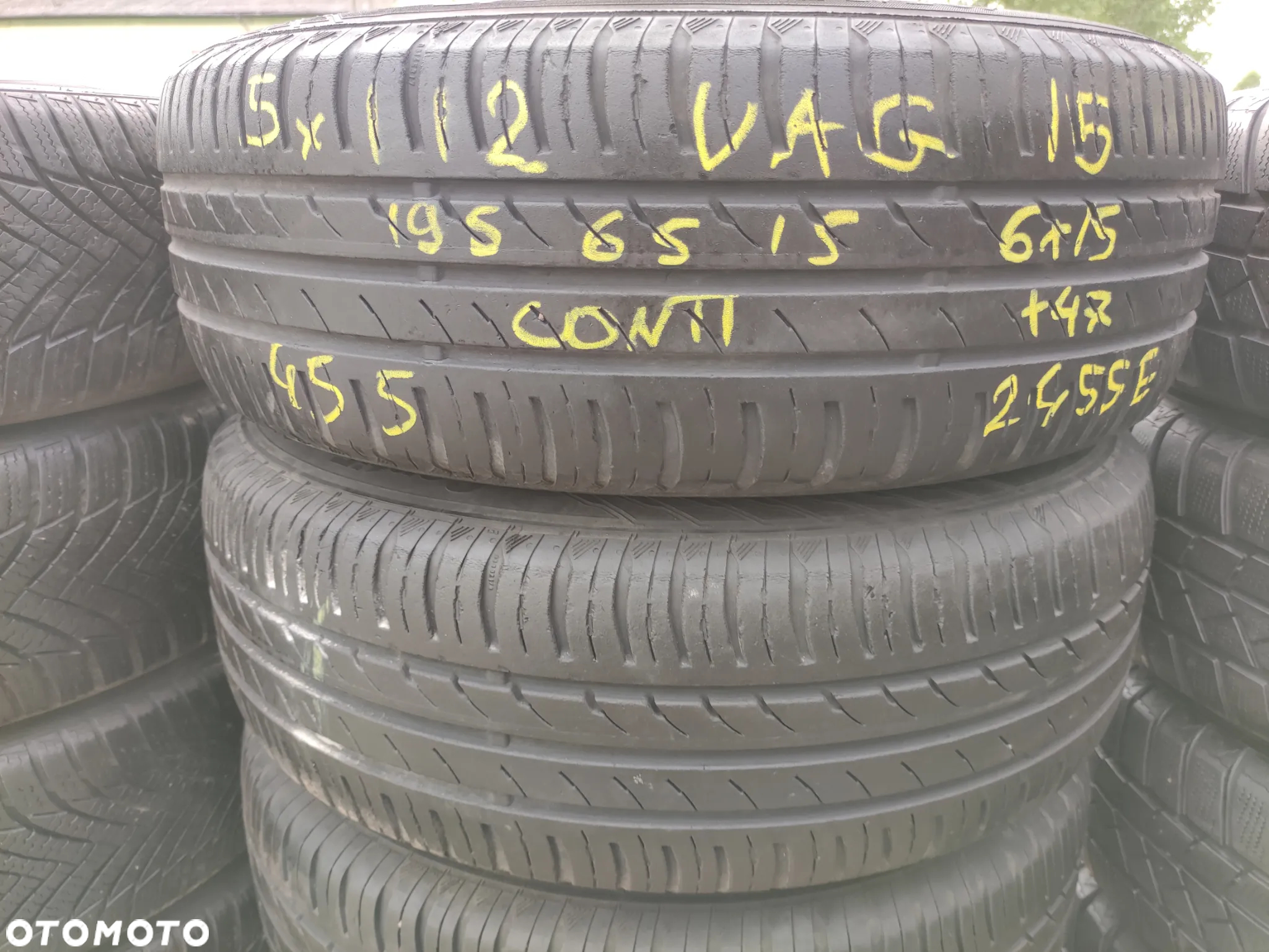 5x112 Felgi stalowe 15 Koła Letnie Lato VW GOLF CADDY TOURAN AUDI A4 B5 SEAT LEON TOLEDO SKODA OCTAVIA Passat B5 195/65 - 7