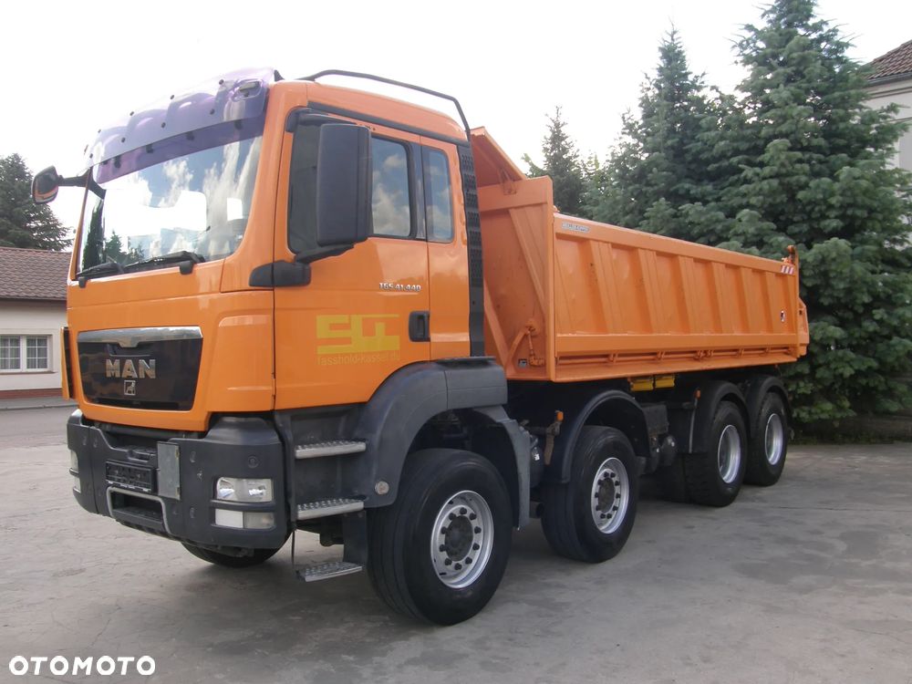 MAN TGS 41.440 8x4 470000km manual wywrotka Meiller-Kipper z Niemiec - 11