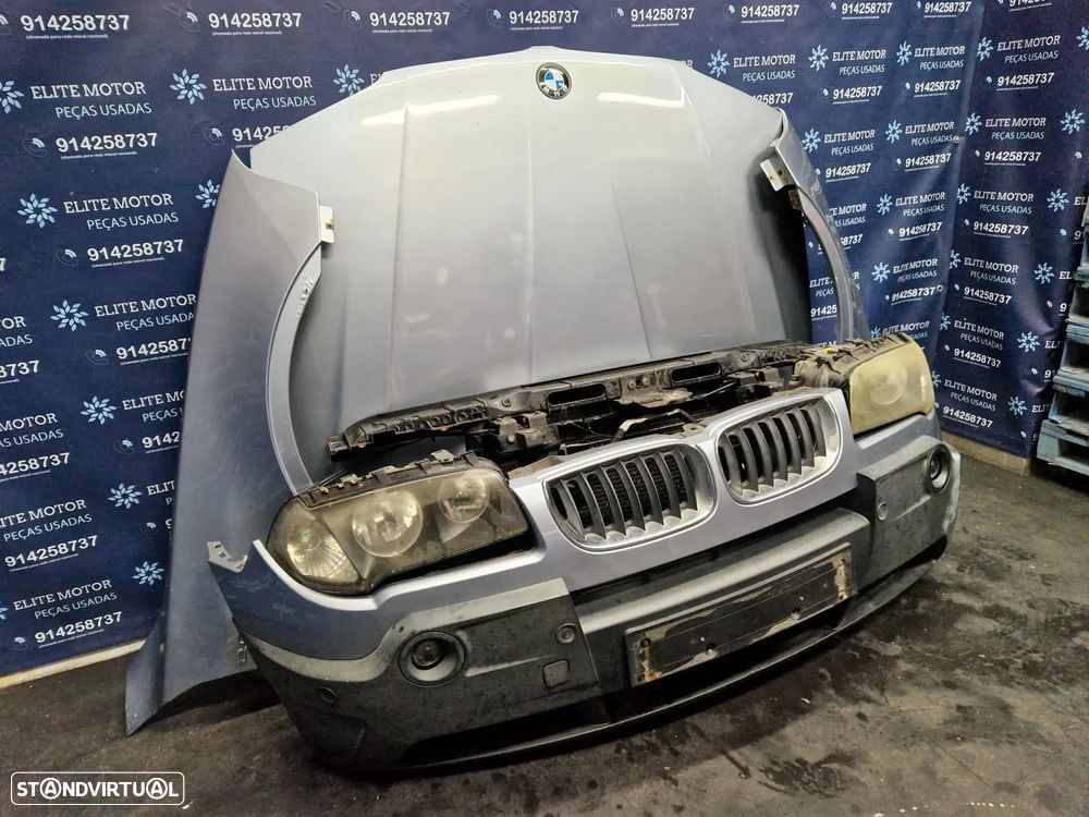 Frente completa usada BMW X3 E83 2.0D 150CV M47 capot parachoques oticas guardalamas - 2