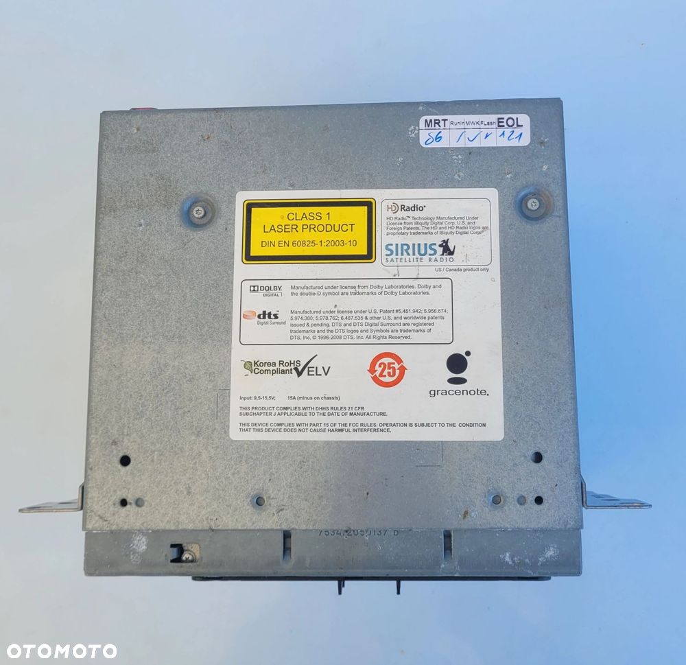 RADIOODTWARZACZ CZYTNIK NAWIGACJII BMW F01 F02 F03 F06 F10 9274571 - 3