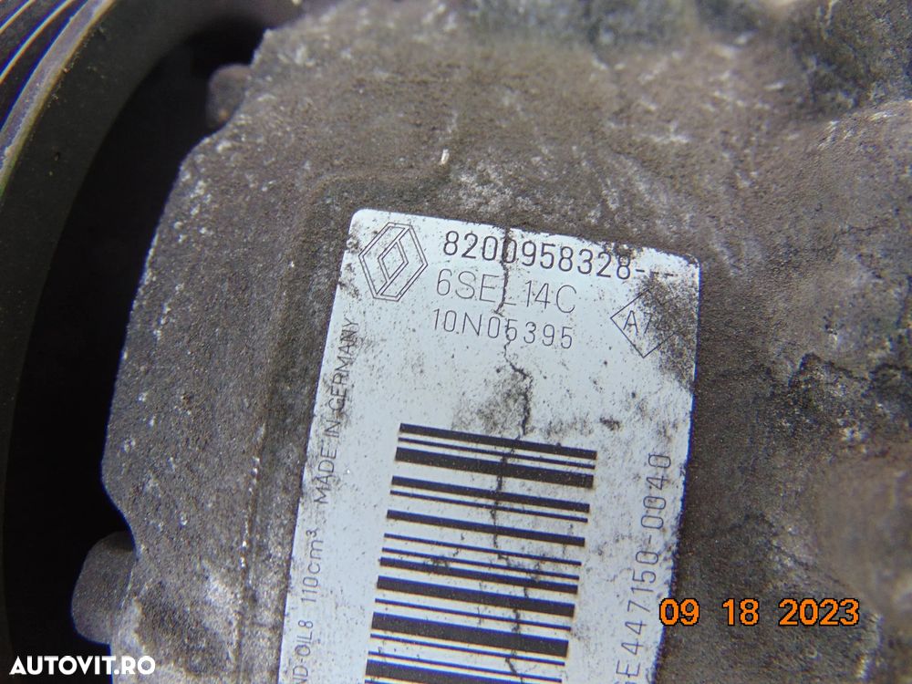 Compresor clima Renault scenic 3 1.6 diesel megane 3 1.6dci 1.4tce - 2