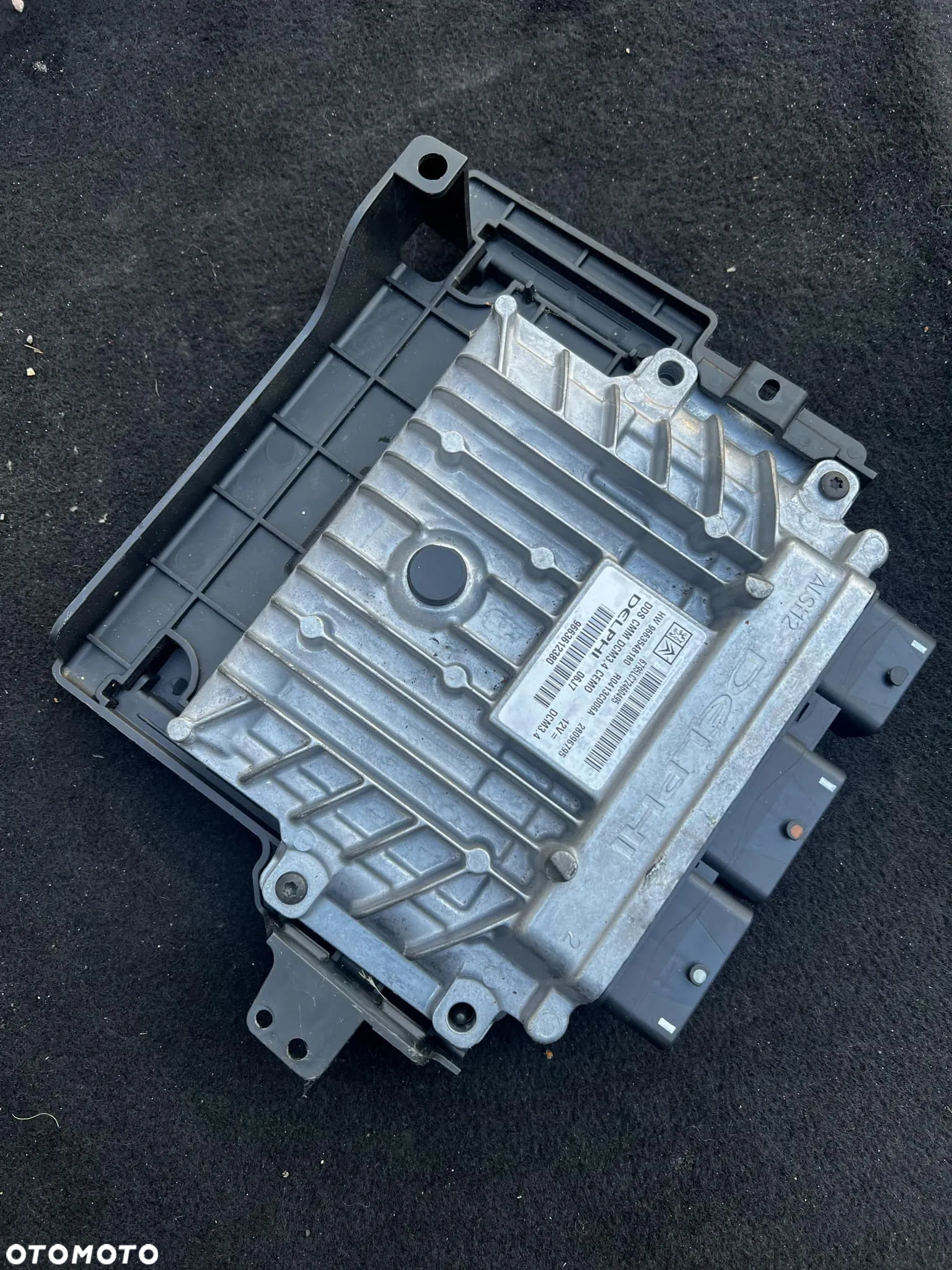 STEROWNIK - KOMPUTER SILNIKA - PEUGEOT 407 -  2.0 HDI - 9663612380 Zestaw startowy sw 9661835580 hw 9655534080 9655708380 - 2