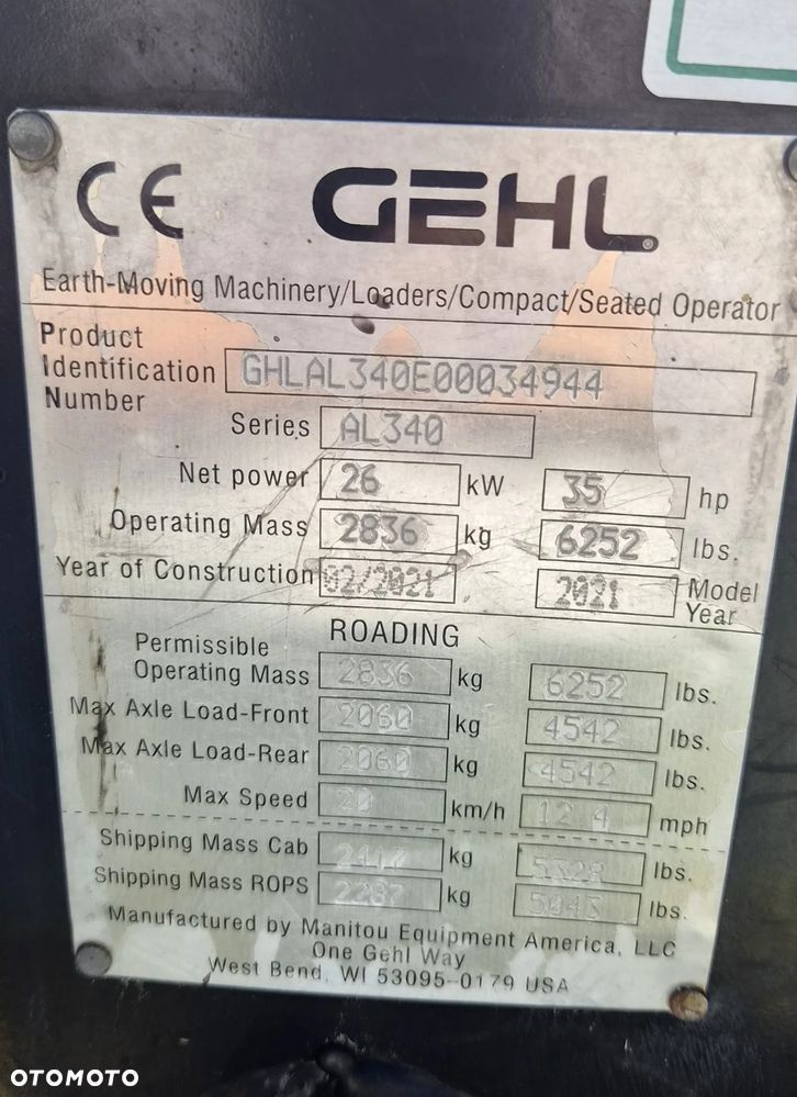 Gehl AL 340 - 8