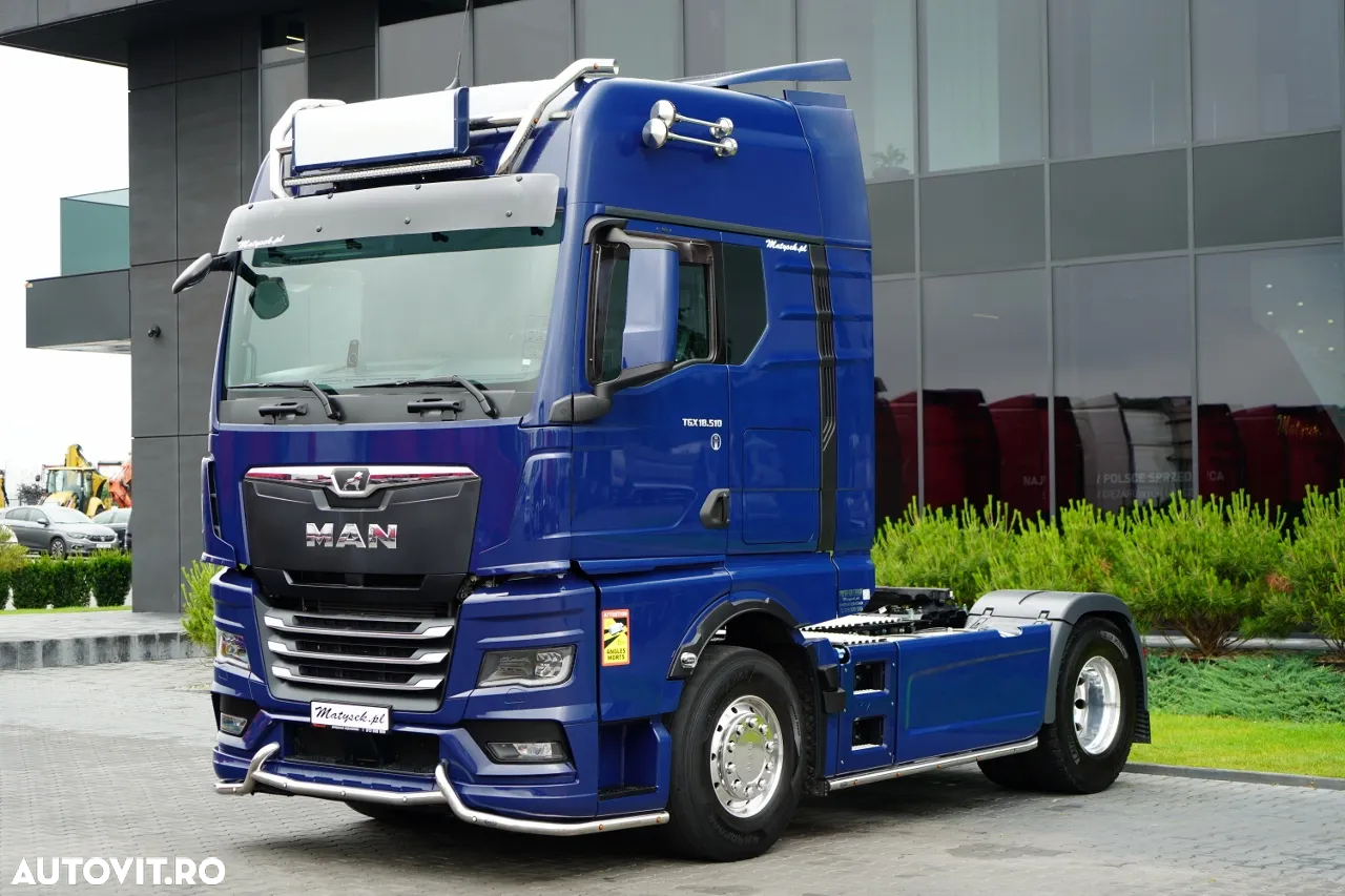MAN TGX 18.510 / GX / RETARDER / NAVI / TV / PIELE / JANTE DIN ALIAJ / CONTRACT POST-SERVICE / ECHIPAMENTE COMPLETE - 2