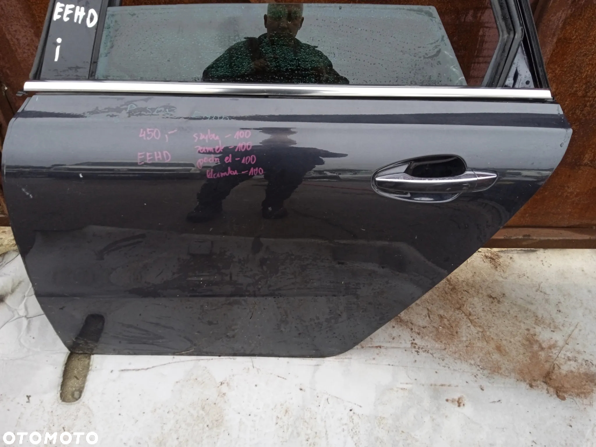 DRZWI TYLNE LEWE PEUGEOT 508 KOMBI 10-18 SZYBA KLAMKA ZAMEK PODNOŚNIK ELEKTRYCZNY KLAMKA KOD KOLORU EEHD - 2