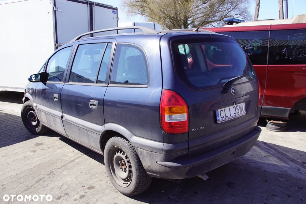 Auto na części - Opel Zafira A 1.8 16V 125 KM Z18XE F17 36U 2002R Silnik Skrzynia Drzwi Maska Zderzak Błotnik Klapa Klamka Lampa Lusterko Szyba Deska Kokpit Sterownik Moduł Czujnik Licznik Wyświetlacz Panel Kierownica - 4