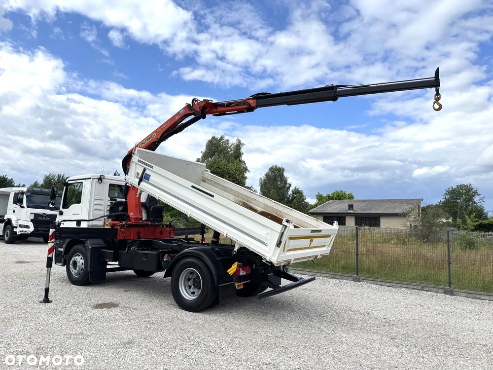 MAN TGM 18.250, PALFINGER 11001K + WYWROTKA MEILLER KIPPER, - 8