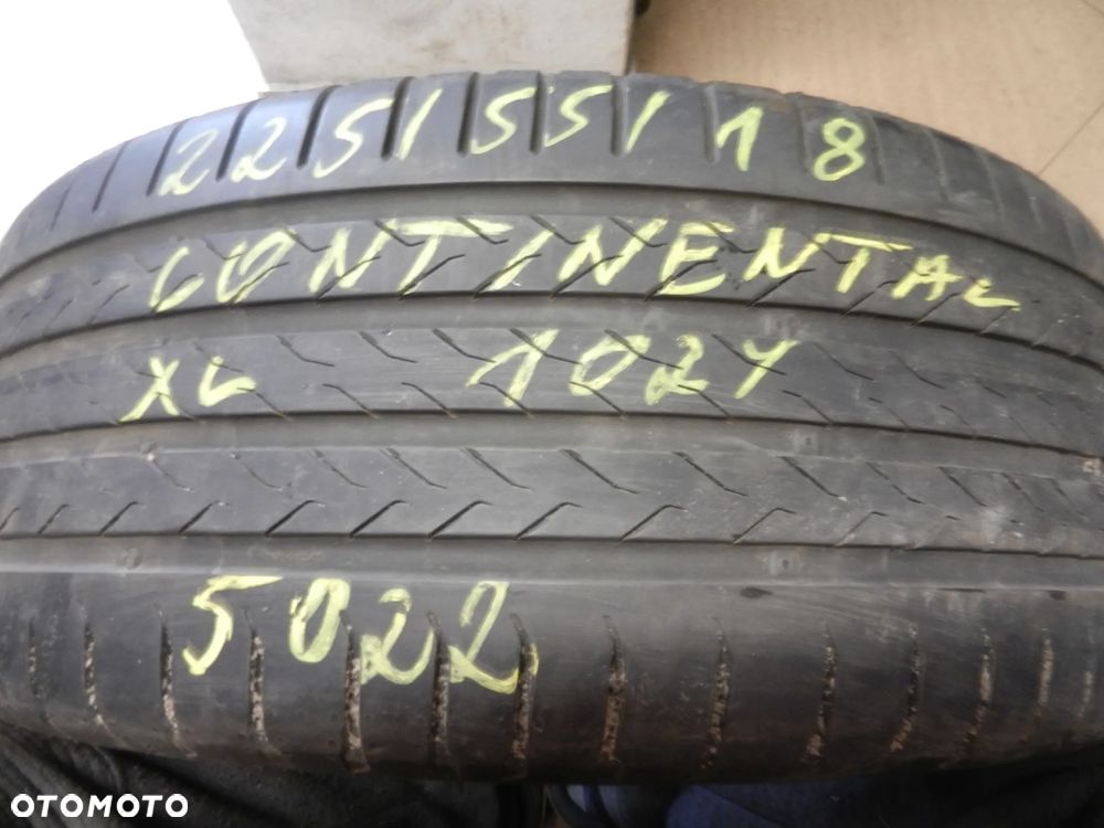 Opona pojedyńcza 225/55r18 continental eco contact 6Q * mo 6,5mm lato - 1