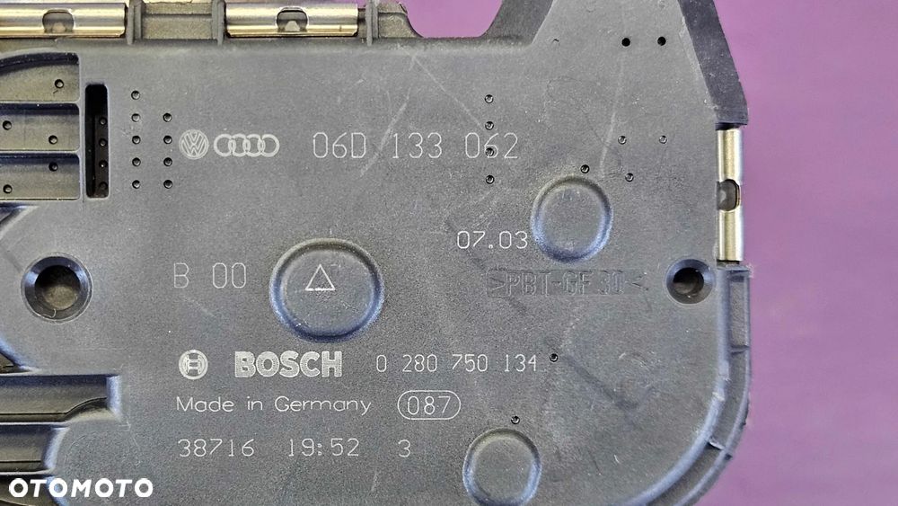 Przepustnica Powietrza 06D133062 0280750134 Sterownik 2.0 FSI Audi A4 B6 B7 VW - 14