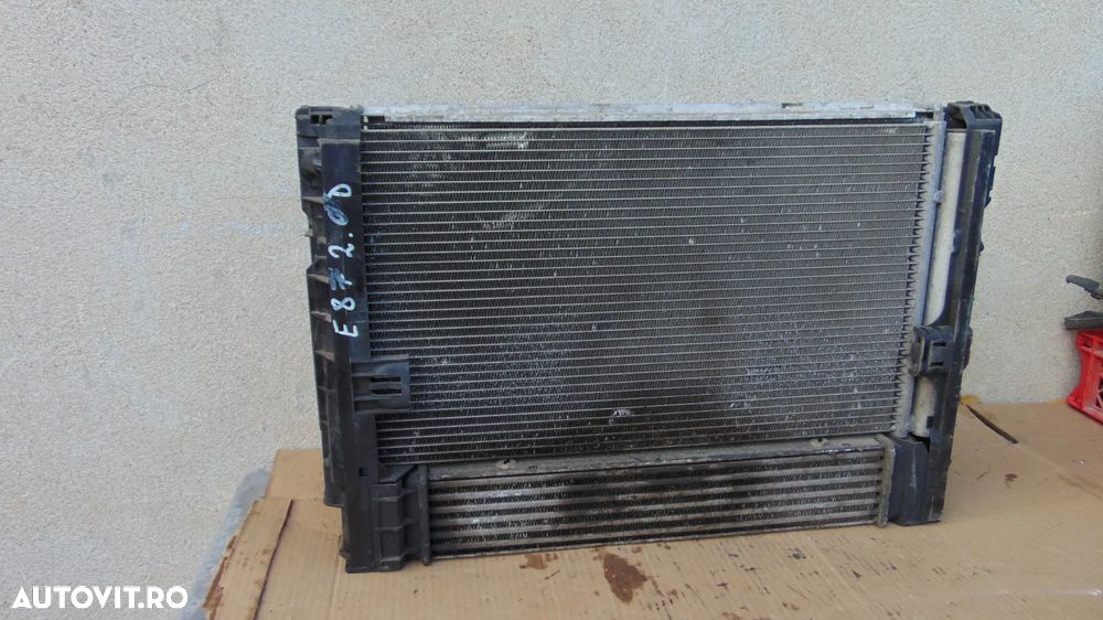 Radiatoare apa,clima,intercooler BMW Seria 1 E87/E81/E90/E91/E93 2.0 Diesel an 2007 cod 781025801 - 2