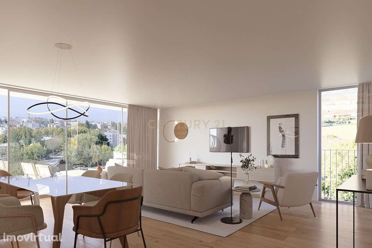 Condomínio do Sobreiro | T3 com 168m2 em Matosinhos, Senhora da Hora, - Grande imagem: 2/44