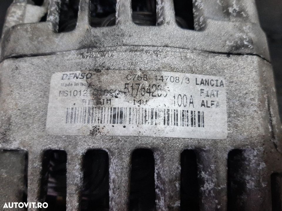 Alternator alfa romeo 159 mito fiat croma doblo punto 51764265 fulia blocata - 3